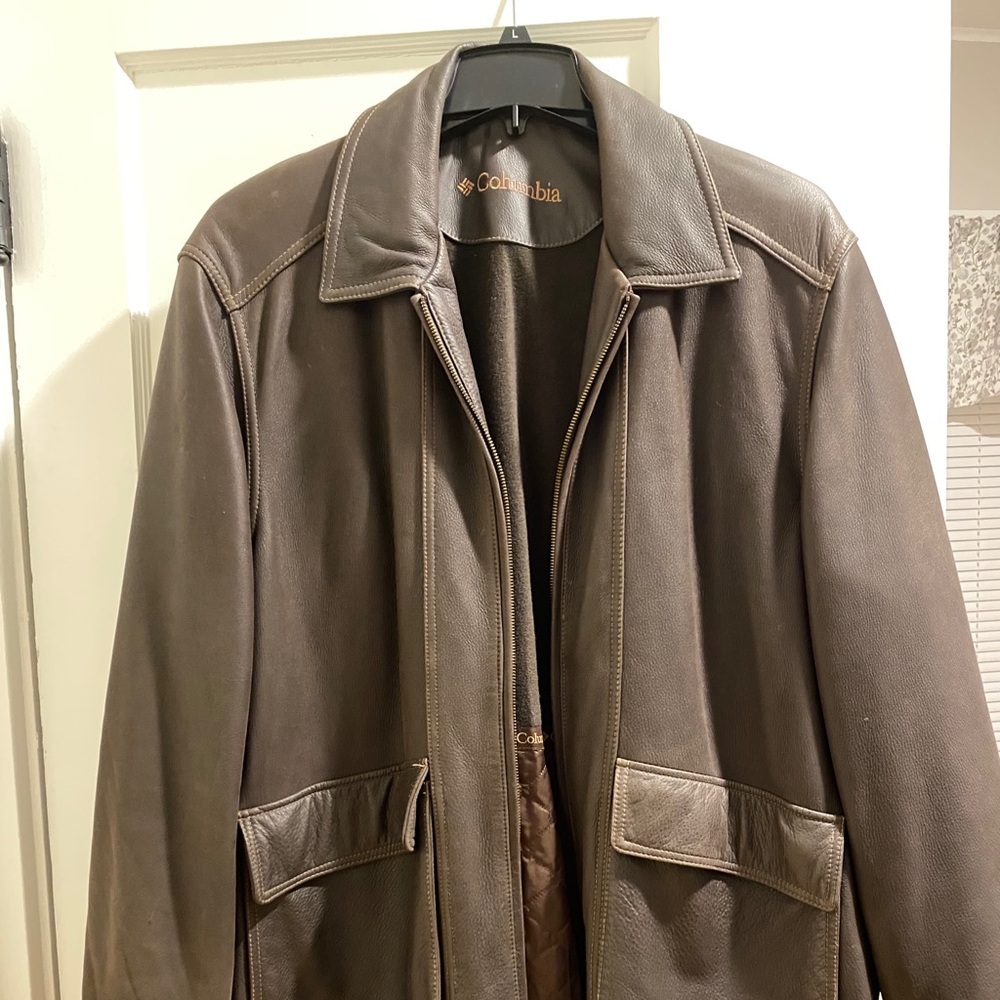 Men’s Columbia Leather Jacket